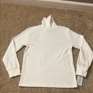 Cat & Jack White Unisex Cotton Long Sleeve Tee Size Medium 8/10 NEW